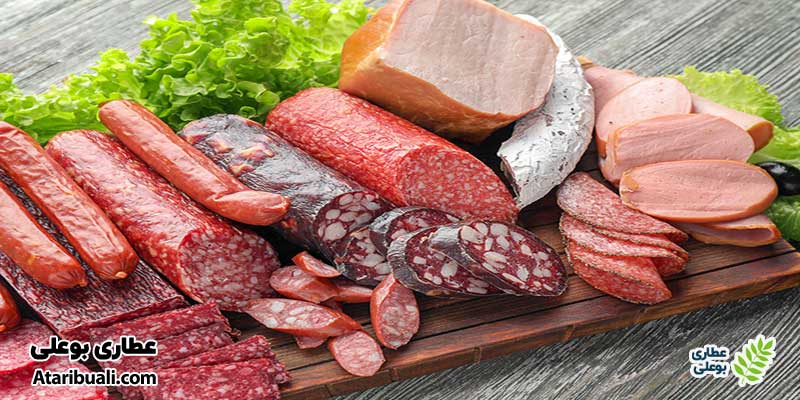 بیکن، سوسیس، گوشت‌های پخته شده و گوشت‌های چرب نخورید