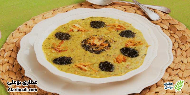 آش برای دفع سودا