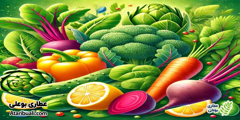 معرفی انواع بهترین سبزی‌ برای پاکسازی کبد