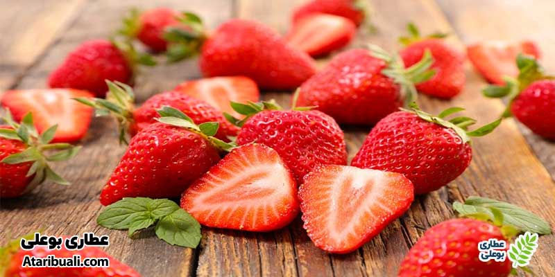 توت فرنگی برای پاکسازی کبد