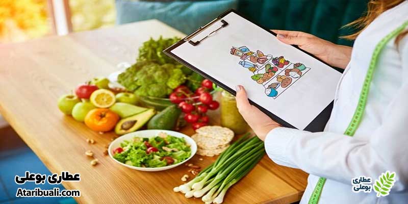 نمونه رژیم غذایی 5 روزه