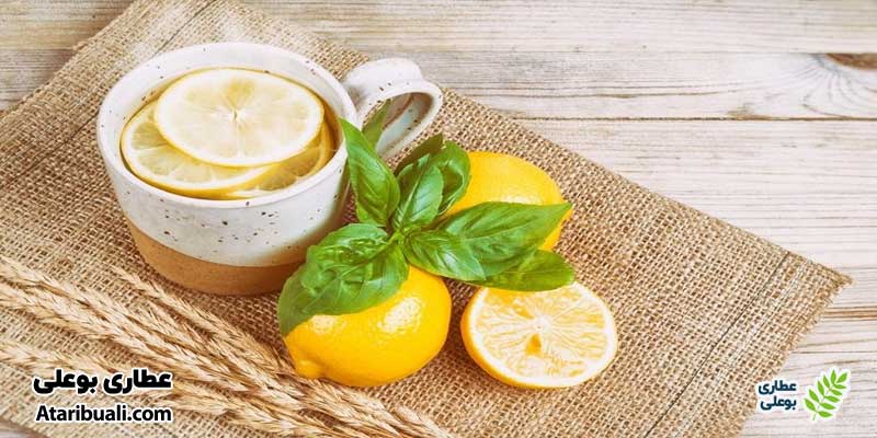 آب گرم با لیمو ترش