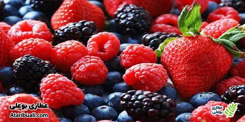 توت‌ها مفید برای کبد چرب
