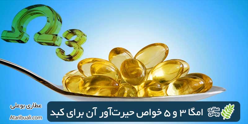 امگا 3 و 5 خواص حیرت‌آور آن برای کبد
