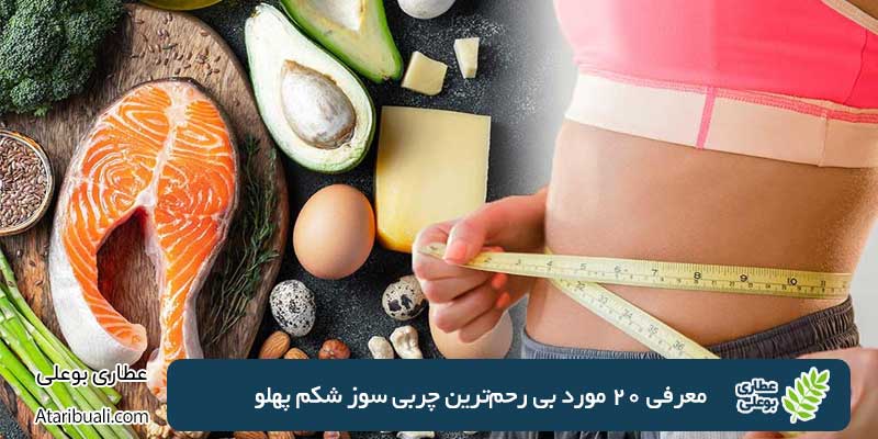 معرفی 20 مورد بی رحم‌ترین چربی سوز شکم و پهلو