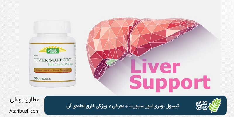 کپسول نوتری لیور ساپورت + معرفی 7 ویژگی خارق‌العاده‌ی آن