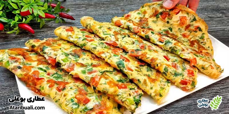 املت سبزیجات، صبحانه مناسب برای کبد چرب