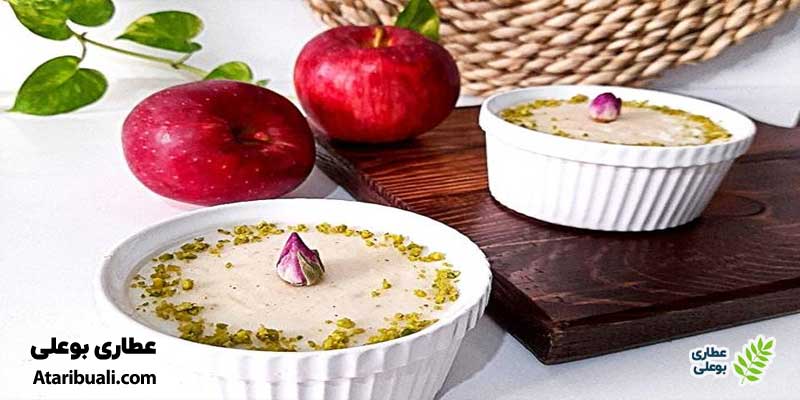 فرنی سیب، دارچین و کینوا، صبحانه مناسب برای کبد چرب