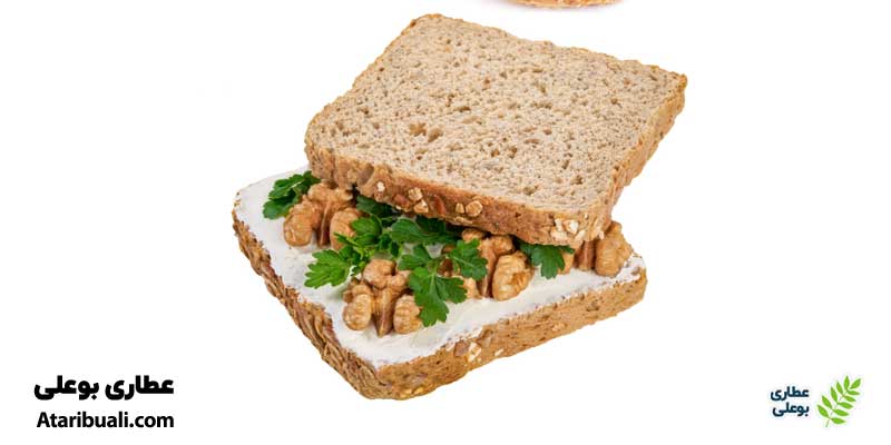 نان جو، پنیر و گردو، صبحانه مناسب برای کبد چرب