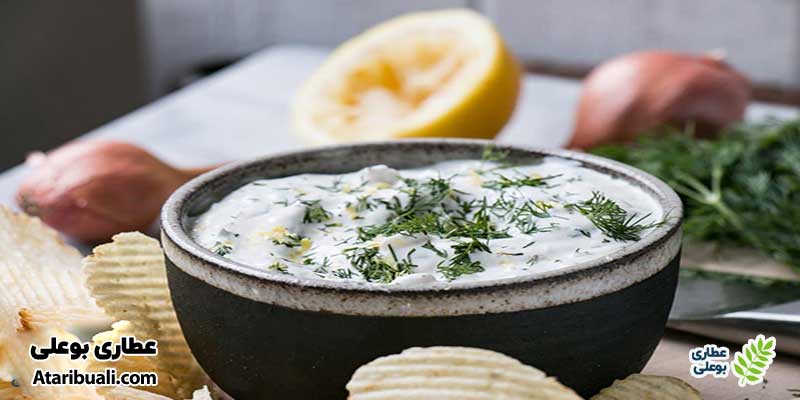 خواص ماست و شوید برای کبد چرب