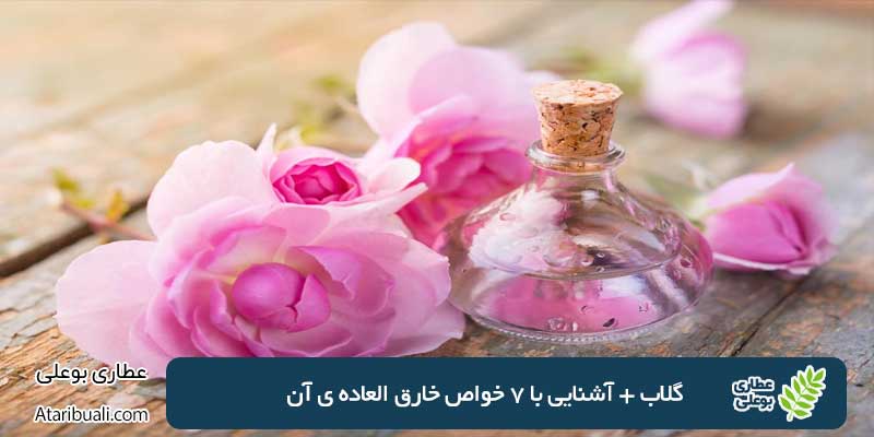 گلاب + آشنایی با 7 خواص خارق العاده ی آن