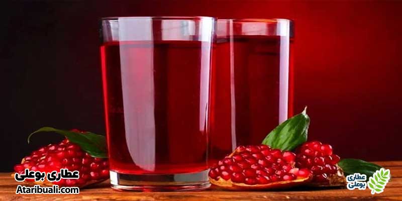 آب انار طبیعی و خانگی